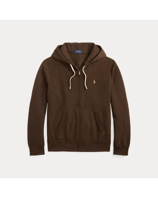 Polo Ralph Lauren Brown The Rl Fleece Full-Zip Hoodie for men