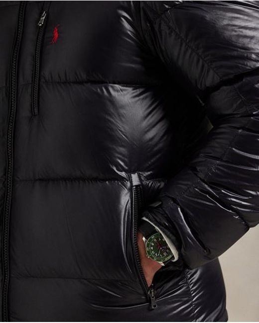 Ralph Lauren Black The Gorham Glossed Down Jacket for men