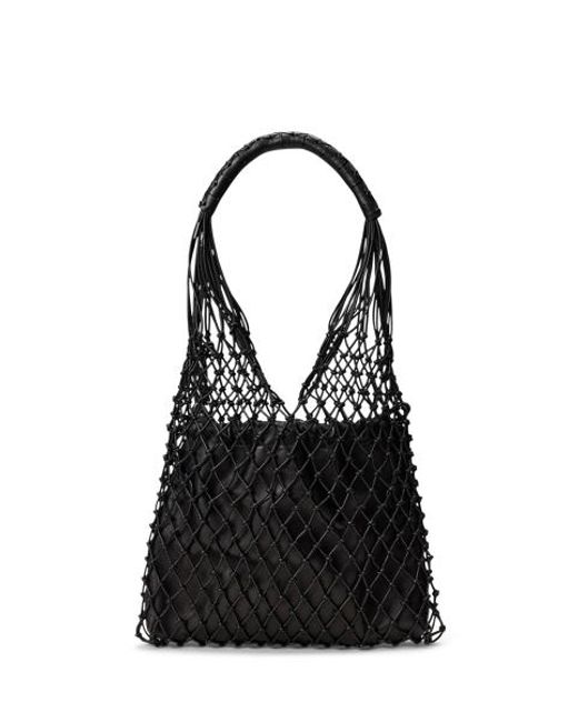 Ralph Lauren Black Macramé Tote