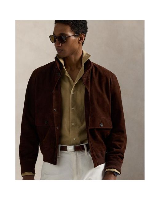 Camicia in velluto a coste Custom-Fit di Polo Ralph Lauren in Natural da Uomo