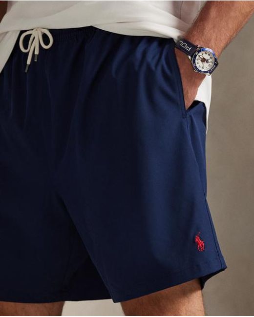 Polo Ralph Lauren Blue Traveller Classic Fit Swimming Trunks for men