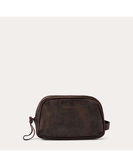 RRL Multicolor Leather Travel Case for men