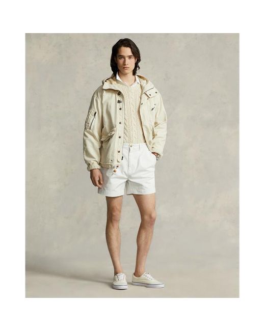 Polo Ralph Lauren Natural 5-inch Cormac Relaxed Fit Pleated Short for men