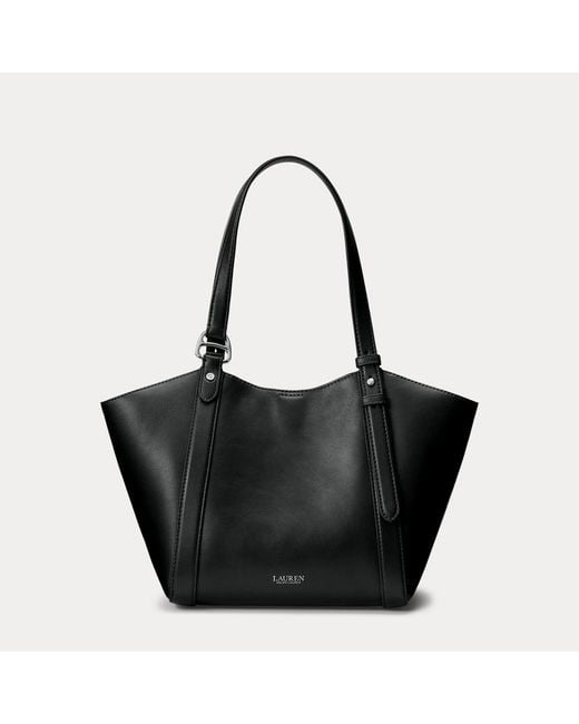 Ralph Lauren Brown Small Tasha Nappa Leather Tote Bag