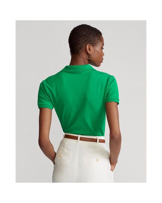 Polo Ralph Lauren Green Slim Fit Stretch Polo Shirt