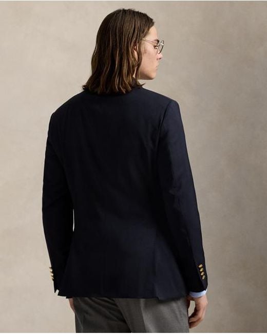 Polo Ralph Lauren Blue The Iconic Doeskin Two-button Blazer for men