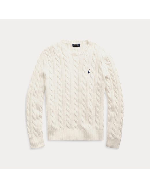 Polo Ralph Lauren Natural Cable-Knit Cotton Jumper for men