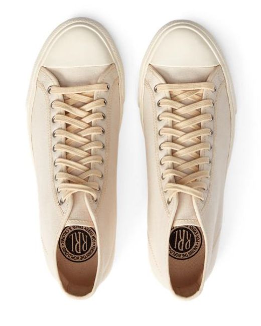 RRL Natural Mayport Canvas Trainer for men