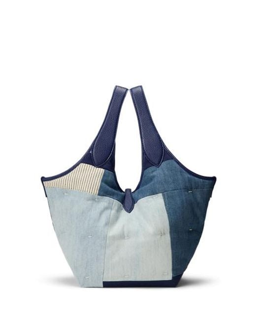 Polo Ralph Lauren Blue Prl X Gee's Bend Polo Play Tote
