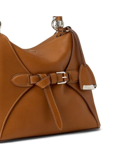 Borsa a mano Ralph Lauren in vitello di Ralph Lauren in Brown