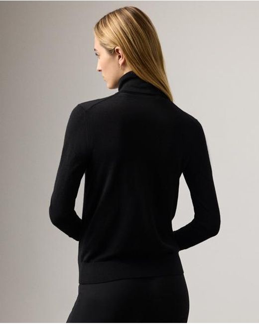 Ralph Lauren Black Cashmere Turtleneck Sweater