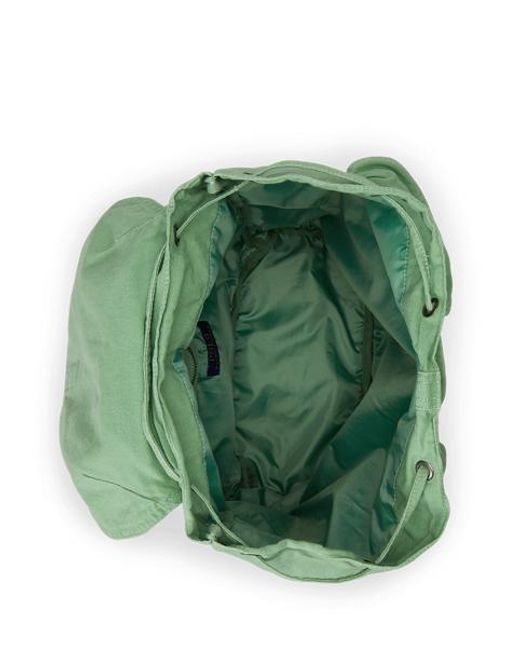 Polo Ralph Lauren Green Flap-Top Canvas Backpack for men