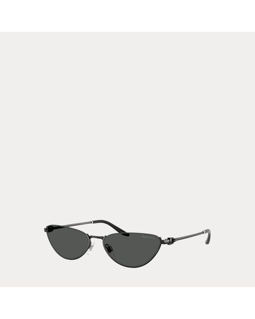 Ralph Lauren Brown Stirrup Cat-Eye Sunglasses
