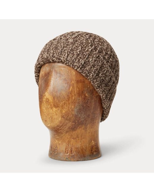 RRL Natural Marled Watch Cap for men