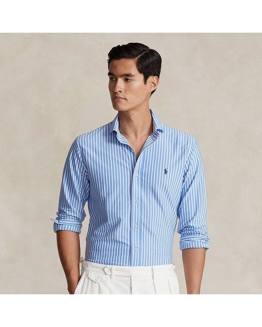 Polo Ralph Lauren Gestreiftes Jerseyhemd in Blue für Herren