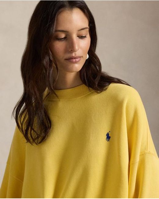Polo Ralph Lauren Yellow Fleece Crewneck