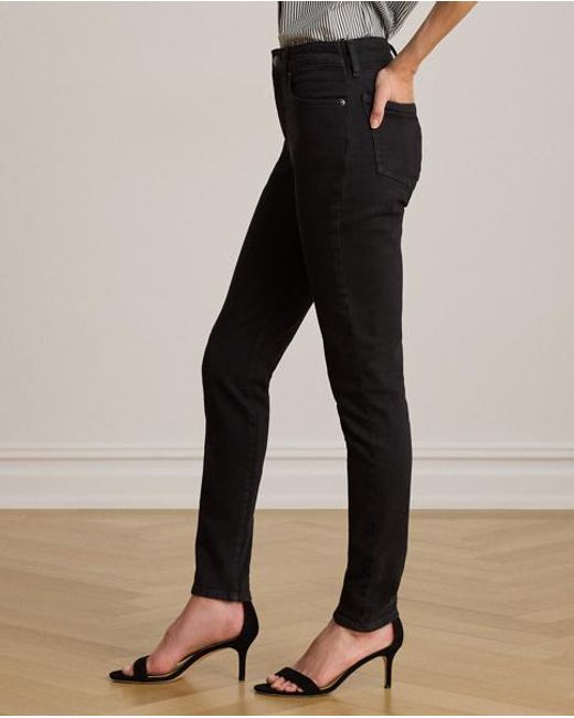 Ralph Lauren Black High-Rise Skinny Jean