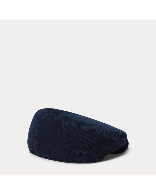 Polo Ralph Lauren Blue Corduroy Driver's Cap for men