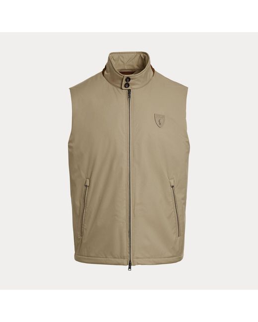 Ralph Lauren Green The Abottson Gabardine Gilet for men