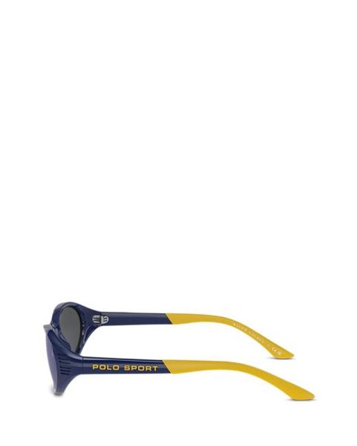 Polo Ralph Lauren Orange Polo Sport Oval Sunglasses for men