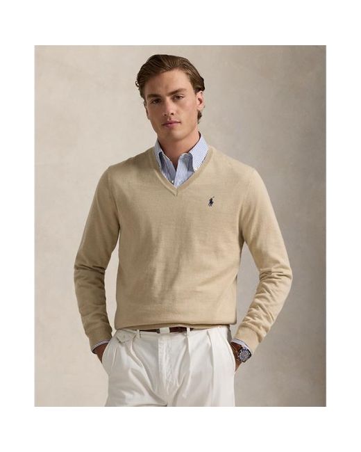 Polo Ralph Lauren Natural Performance V-neck Jumper for men