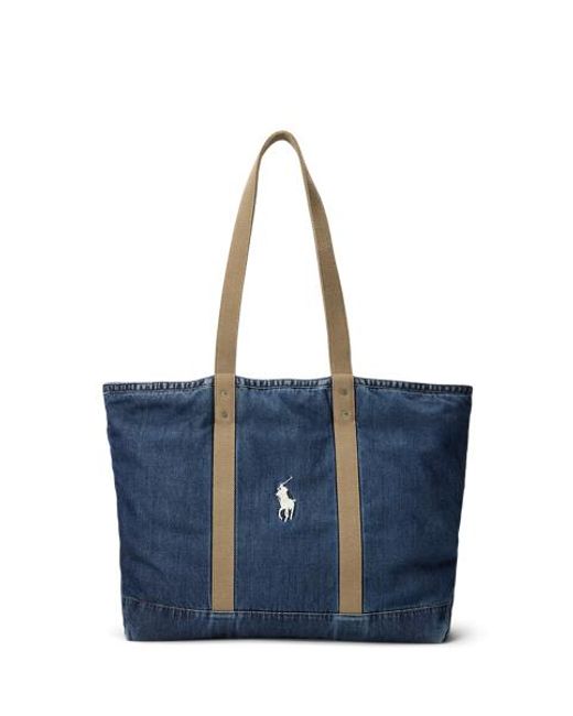 Polo Ralph Lauren Blue Polo Ralph Lauren Lauren Yankees Denim Tote for men