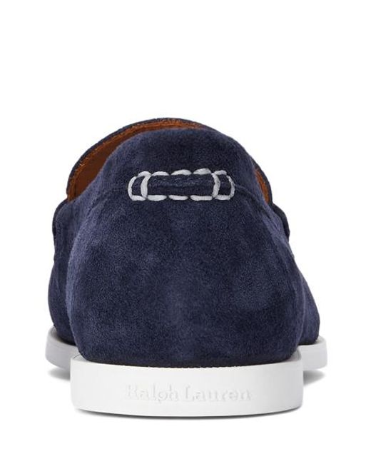 Polo Ralph Lauren Blue Merton Suede Penny Loafer for men