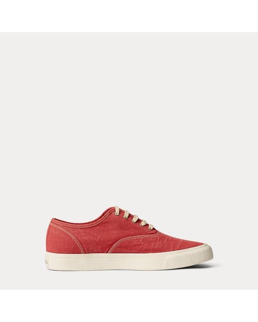 RRL Red Canvas Trainer for men