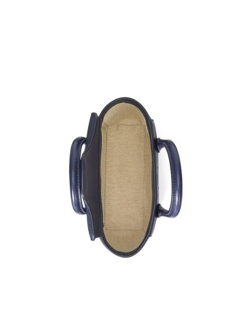 Bauletto Tanner piccolo in pelle di Ralph Lauren in Blue