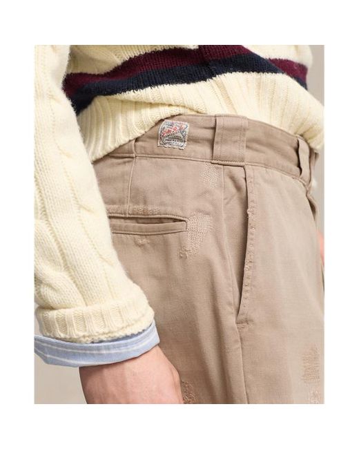 Pantaloni chino Big-Fit di Polo Ralph Lauren in Natural da Uomo