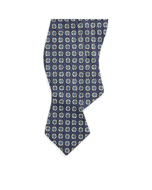 Polo Ralph Lauren Blue Neat Linen Bow Tie for men