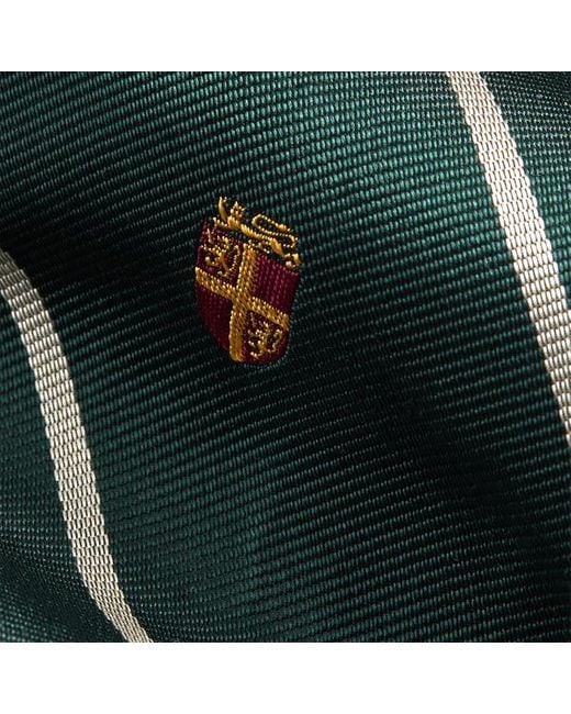 Polo Ralph Lauren Gestreifte Clubkrawatte aus Seidenrips in Green für Herren