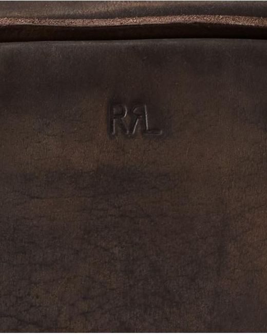 RRL Multicolor Leather Travel Case for men
