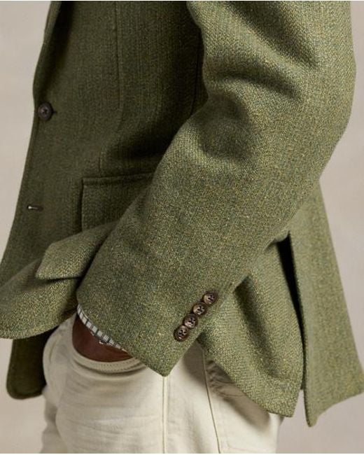 Polo Ralph Lauren Die Strukturierte Tweedjacke Rl67 in Green für Herren