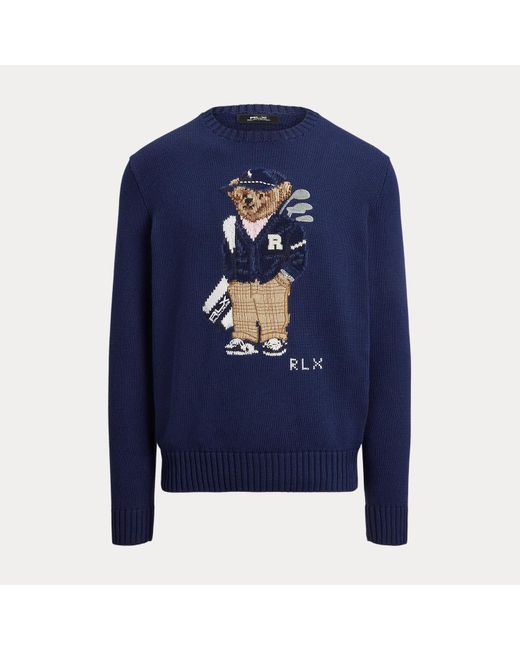 Ralph Lauren Performance-Pullover Mit Polo Bear in Blue für Herren