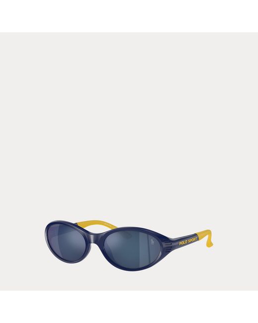 Polo Ralph Lauren Orange Polo Sport Oval Sunglasses for men
