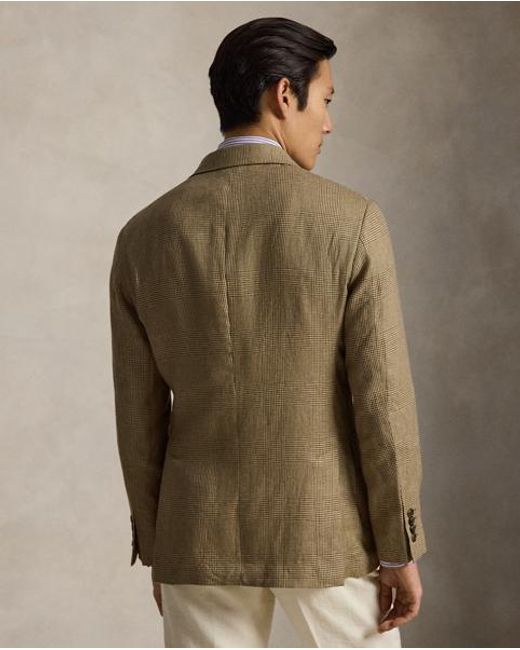 Polo Ralph Lauren Brown Polo Modern Fit Glen Plaid Blazer for men