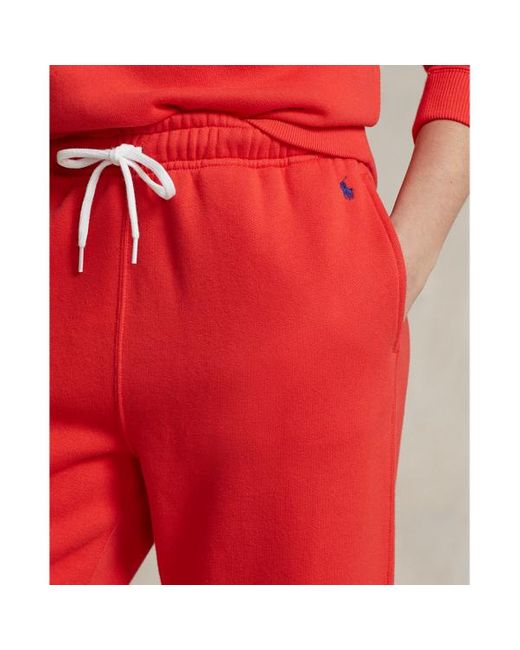 Pantaloni sportivi in felpa di Polo Ralph Lauren in Red