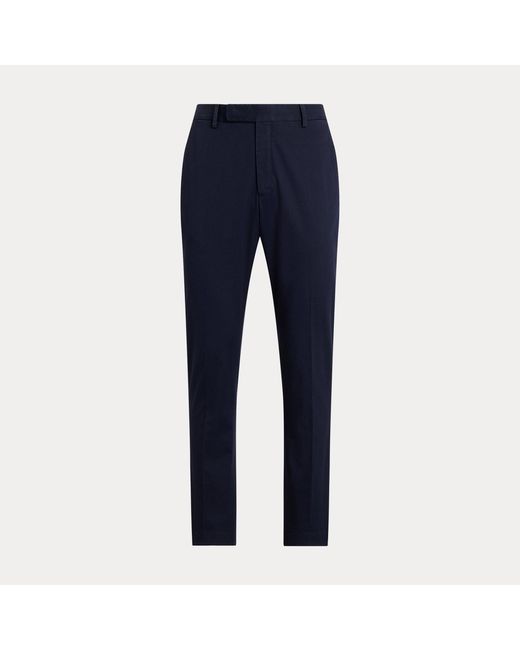 Ralph Lauren Blue Hand-Tailored Stretch Chino Trouser for men