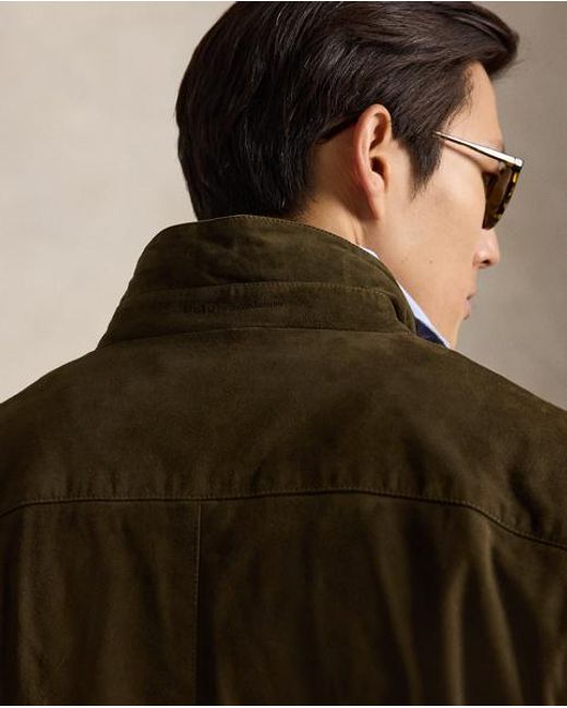 Polo Ralph Lauren Brown The Charleton Suede Jacket for men