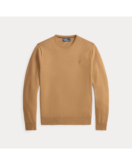 Polo Ralph Lauren Brown Wool Crewneck Jumper for men