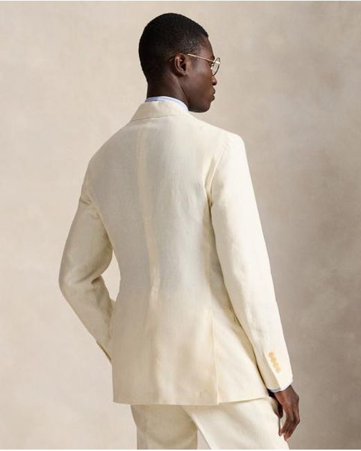 Ralph Lauren Natural Polo Soft Linen Suit Jacket for men