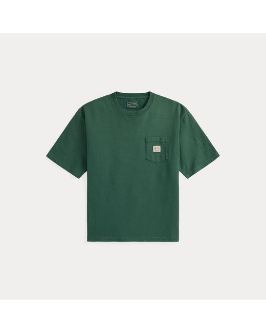 Polo Ralph Lauren Green Relaxed Fit Heavyweight Jersey T-Shirt for men