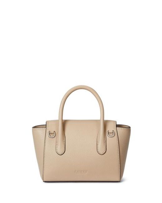 Petite Sacoche Tanner En Cuir Grainé Ralph Lauren en coloris Natural