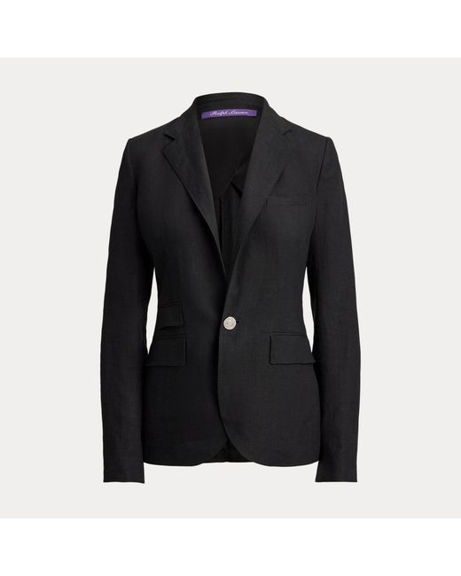 Ralph Lauren Blue Parker Linen Jacket