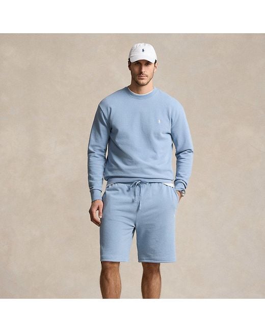 Ralph Lauren Blue Big & Tall - Loopback Fleece Short for men