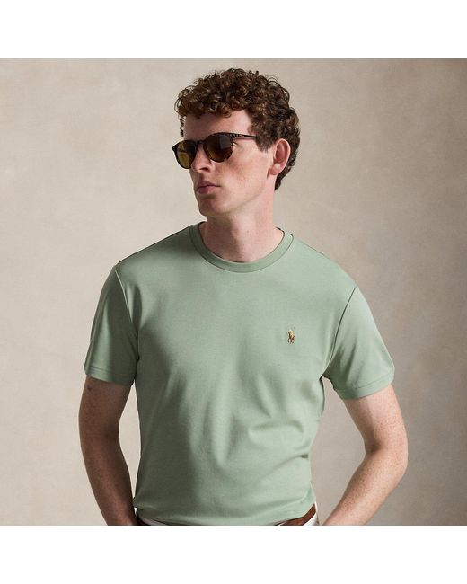 Polo Ralph Lauren Green Custom Slim Fit Soft Cotton T-Shirt for men