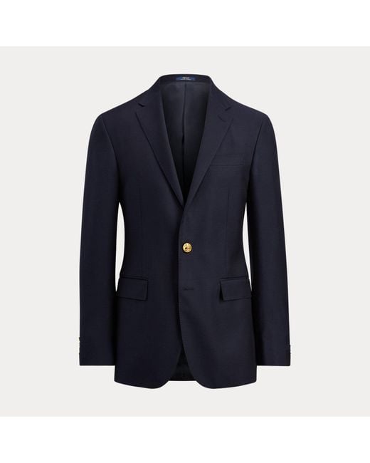 Polo Ralph Lauren Blue The Iconic Doeskin Two-button Blazer for men