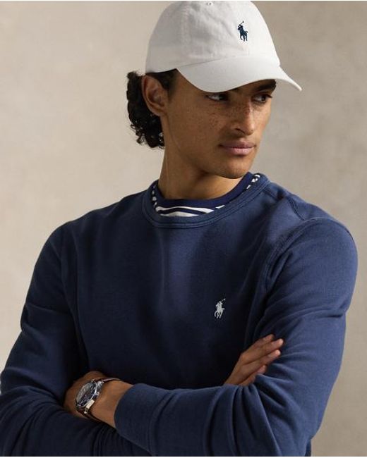 Polo Ralph Lauren Blue French Terry Sweatshirt for men