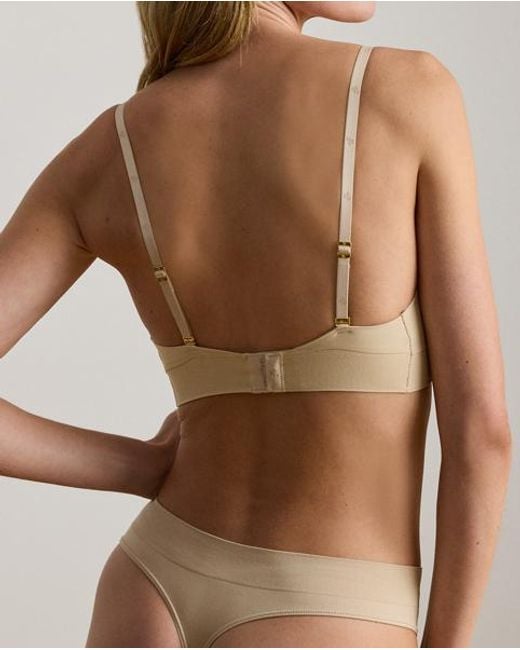 Tanga De Punto Jersey Elástico Ralph Lauren de color Natural